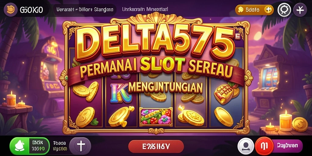 Tampilan gameplay menarik dari permainan slot DELTA575.