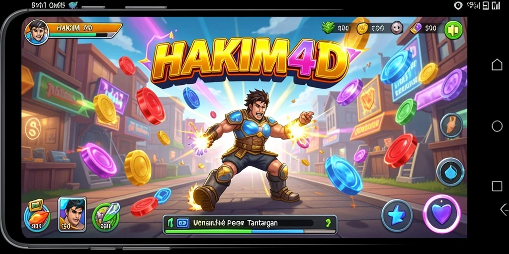 Tampilan gameplay HAKIM4D yang seru dan penuh tantangan.