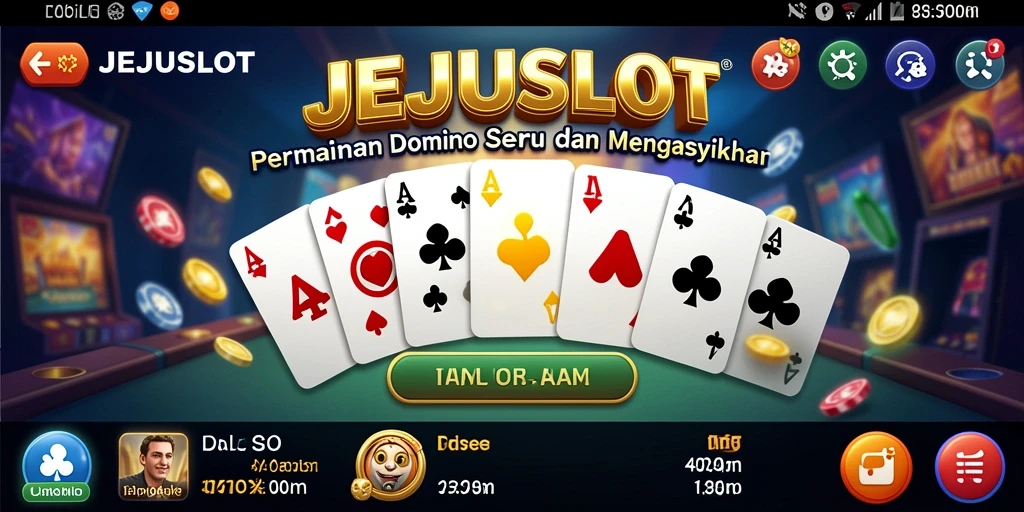 Tampilan gameplay seru dalam JEJUSLOT yang penuh strategi.