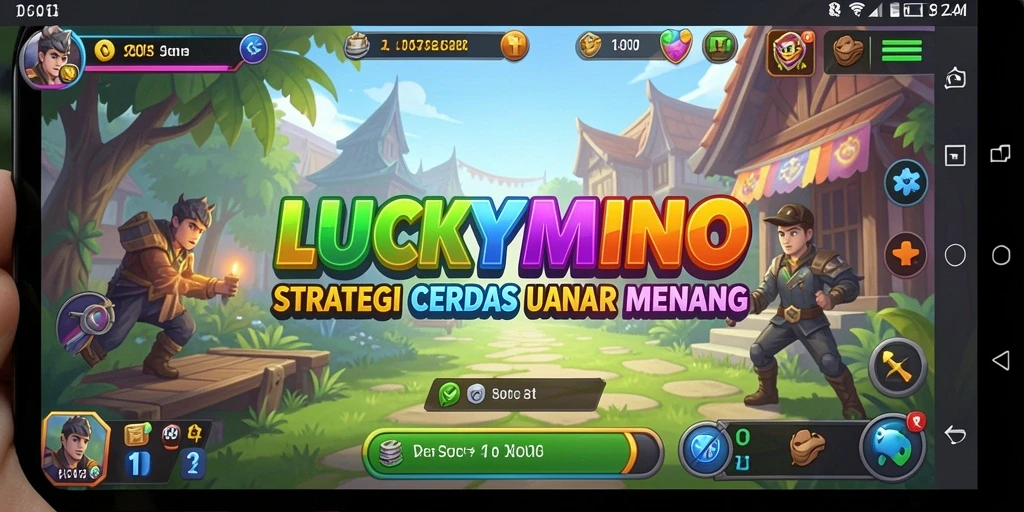 Tampilan gameplay <strong>LUCKYMINO</strong> yang seru dan menantang.