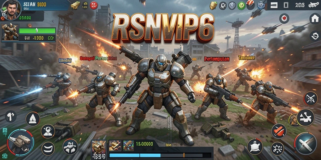 Tampilan gameplay RSNVIP6 yang menarik dan penuh aksi.
