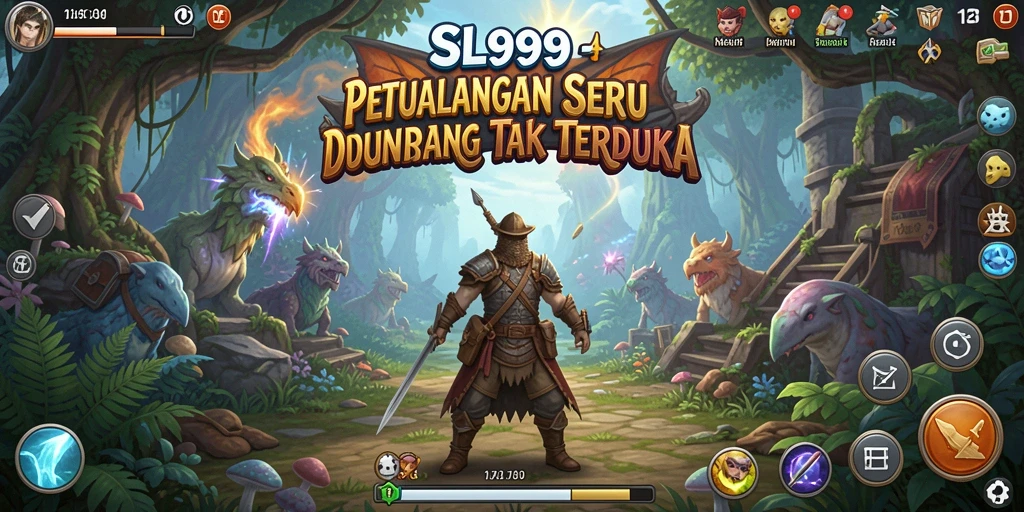Gameplay SL999 yang seru dan menarik dalam petualangan mendebarkan.