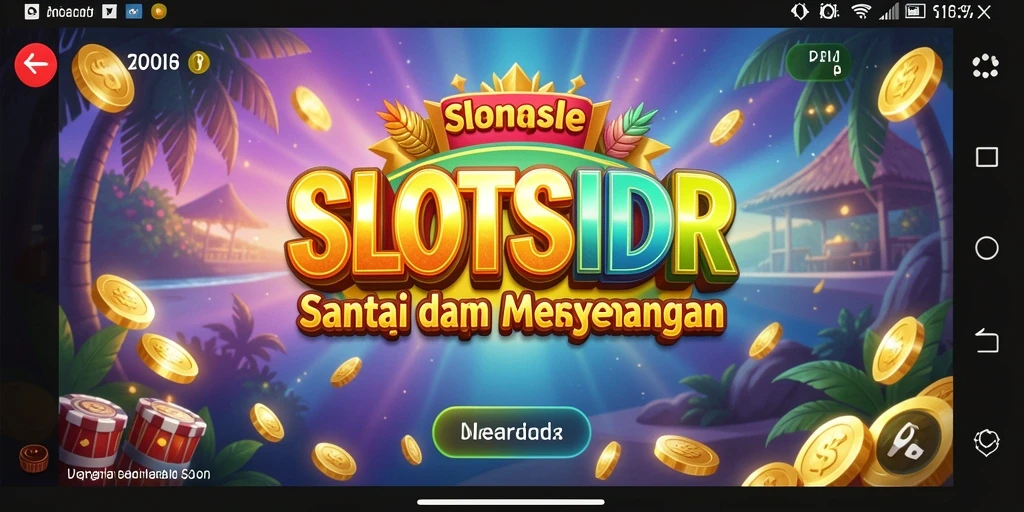 Screenshot menampilkan gameplay menarik SLOTSIDR dengan berbagai tema slot.