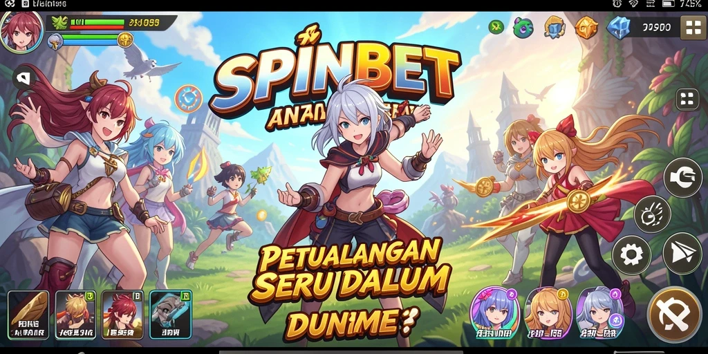 Tampilan gameplay SPINBET yang menarik dan penuh aksi Anime.