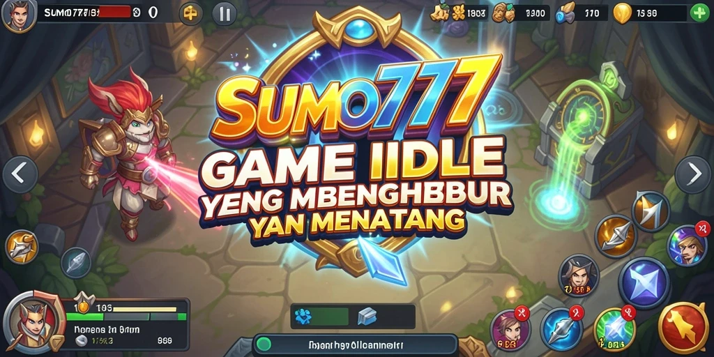 Screenshot gameplay <strong>SUMO777</strong> menampilkan aksi seru dan penuh warna.