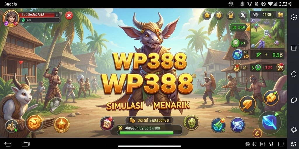 Tampilan screenshot utama WP888 menampilkan gameplay Simulation yang mendebarkan.